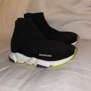 Balenciaga Kids Unisex Sock Shoes Black